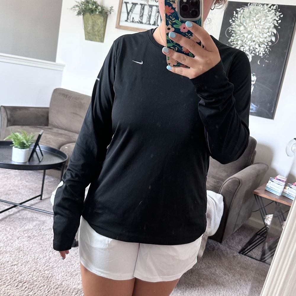 Black Nike Dri Fit long sleeve